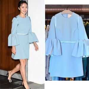 Roksanda blue dress size UK 10